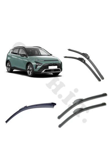 OTO H.İ.T. HYUNDAİ BAYON SİLECEK TAKIMI 2021 ÜZERİ ÖN CAM SİLECEĞİ ürün görseli 1
