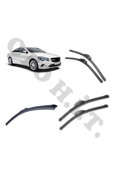 OTO H.İ.T. MERCEDES CLA W117 SİLECEK TAKIMI 2013-2015 ÖN CAM SİLECEĞİ ürün görseli 1