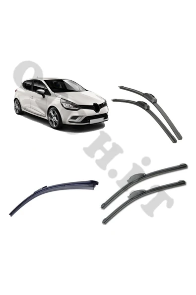 OTO H.İ.T. RENAULT CLİO 4 SİLECEK TAKIMI ÖN CAM SİLECEĞİ ürün görseli 1