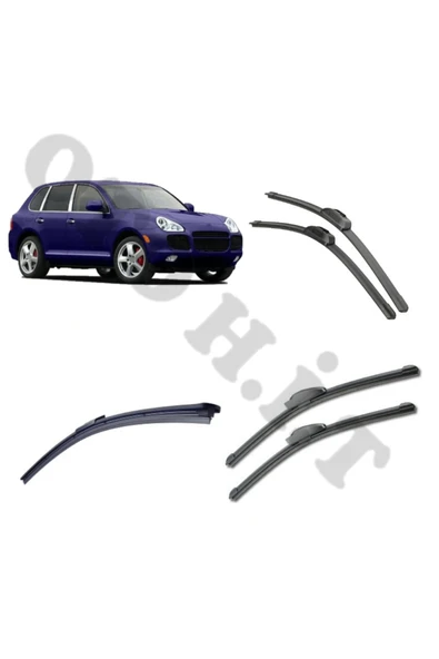 OTO H.İ.T. PORSCHE CAYENNE SİLECEK TAKIMI 2003-2006 ÖN CAM SİLECEĞİ ürün görseli 1