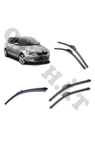 OTO H.İ.T. SKODA FABİA SİLECEK TAKIMI 2007-2014 ÖN CAM SİLECEĞİ ürün görseli 1