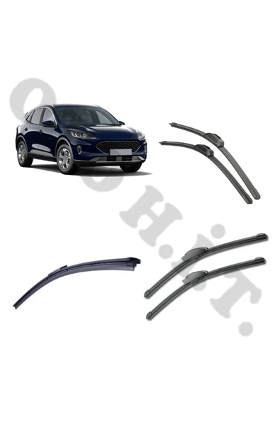 OTO H.İ.T. FORD KUGA SİLECEK TAKIMI 2020-2023 ÖN CAM SİLECEĞİ ürün görseli 1