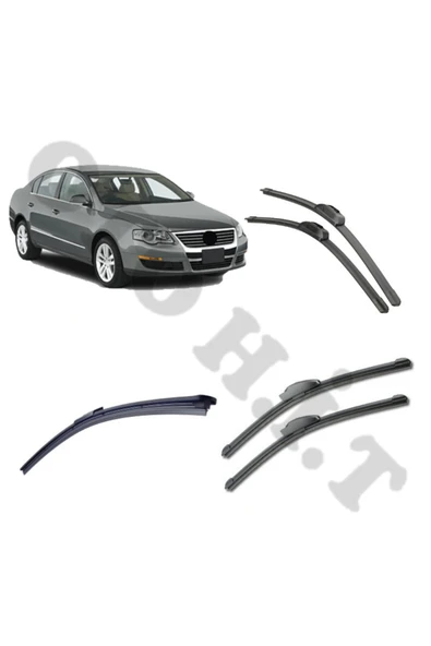 OTO H.İ.T. VOLKSWAGEN PASSAT SİLECEK TAKIMI B6 ÖN CAM SİLECEĞİ ürün görseli 1