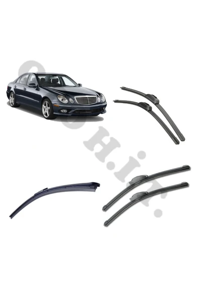 OTO H.İ.T. MERCEDES E SERİSİ SİLECEK TAKIMI W211 2003-2008 ÖN CAM SİLECEĞİ ürün görseli 1