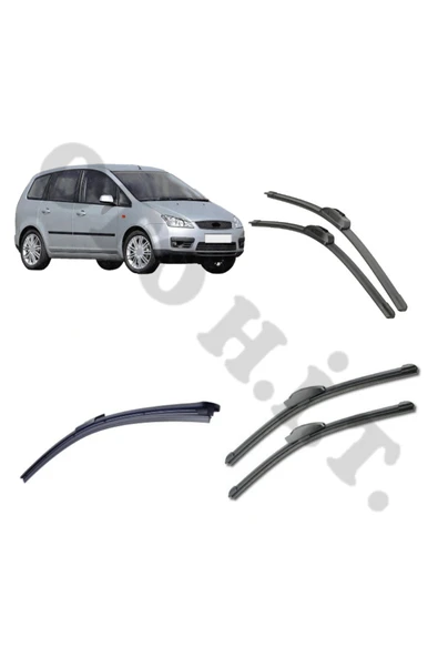 OTO H.İ.T. FORD C MAX SİLECEK TAKIMI 2003-2010 ÖN CAM SİLECEĞİ ürün görseli 1