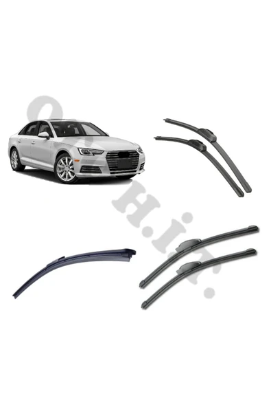 OTO H.İ.T. AUDİ A4 SİLECEK TAKIMI SİLECEK TAKIM 2018-2024 ÖN CAM SİLECEĞİ ürün görseli 1
