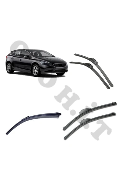 OTO H.İ.T. VOLVO V40 SİLECEK TAKIMI 2013-2019 ÖN CAM SİLECEĞİ ürün görseli 1