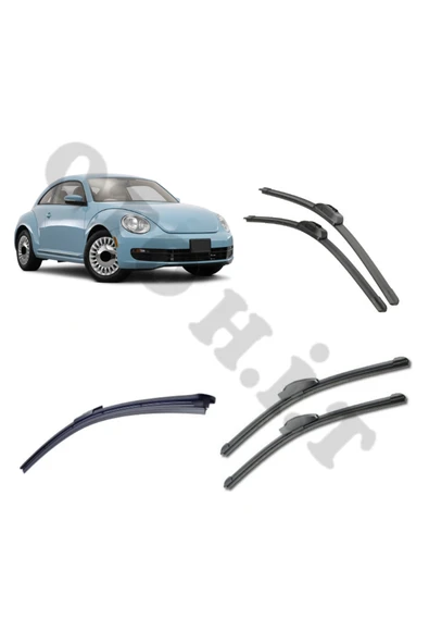 OTO H.İ.T. VOLKSWAGEN BETTLE SİLECEK TAKIMI 2012-2016 ÖN CAM SİLECEĞİ ürün görseli 1