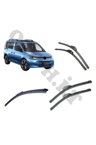 OTO H.İ.T. VOLKSWAGEN CADDY SİLECEK TAKIMI 2021-2024 ÖN CAM SİLECEĞİ ürün görseli 1
