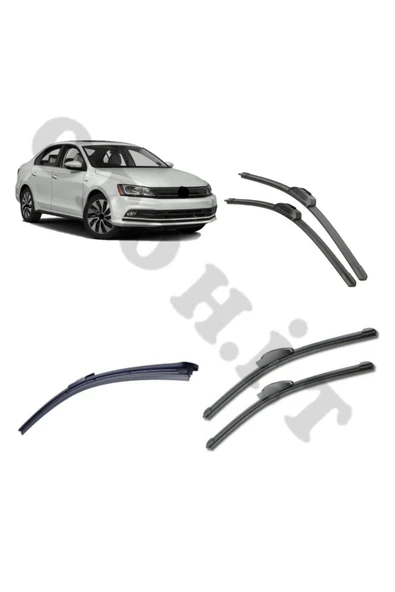 OTO H.İ.T. VOLKSWAGEN JETTA SİLECEK TAKIMI 2011-2019 ÖN CAM SİLECEĞİ ürün görseli 1