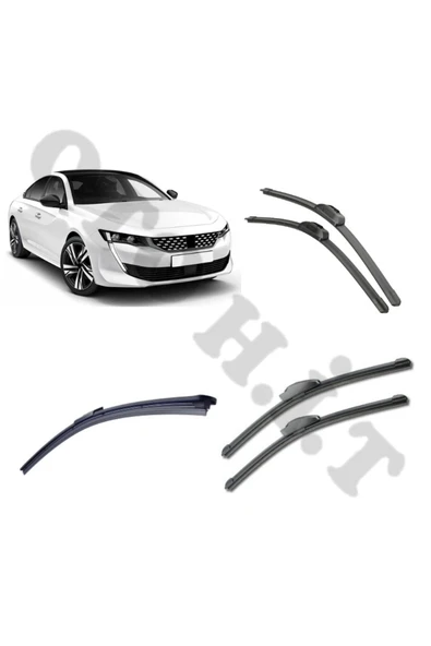 OTO H.İ.T. PEUGEOT 508 SİLECEK TAKIMI 2019-2024 ÖN CAM SİLECEĞİ ürün görseli 1
