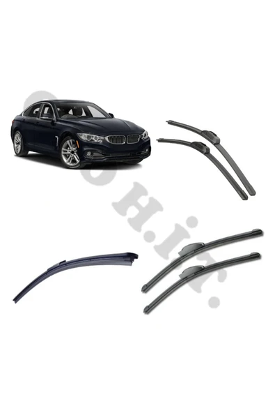 OTO H.İ.T. BMW 4 SERİSİ SİLECEK TAKIMI F32-F33-F36 ÖN CAM SİLECEĞİ ürün görseli 1