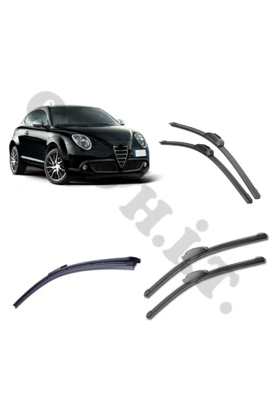 OTO H.İ.T. ALFA ROMEO MİTO SİLECEK TAKIMI 2008-2015 ÖN CAM SİLECEĞİ ürün görseli 1
