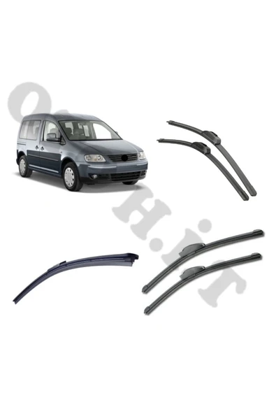 OTO H.İ.T. VOLKSWAGEN CADDY SİLECEK TAKIMI 2004-2006 ÖN CAM SİLECEĞİ ürün görseli 1