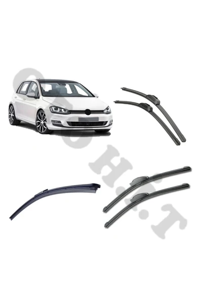 OTO H.İ.T. VOLKSWAGEN GOLF 7 / 7,5 SİLECEK TAKIMI ÖN CAM SİLECEĞİ ürün görseli 1