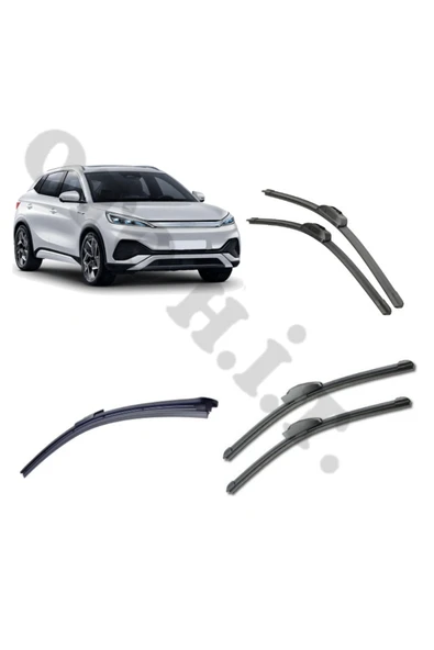 OTO H.İ.T. BYD ATTO 3 EV SİLECEK TAKIMI 2023-2025 ÖN CAM SİLECEĞİ ürün görseli 1
