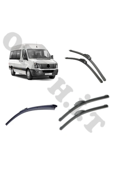 OTO H.İ.T. VOLKSWAGEN CRAFTER SİLECEK TAKIMI 2006-2016 ÖN CAM SİLECEĞİ ürün görseli 1
