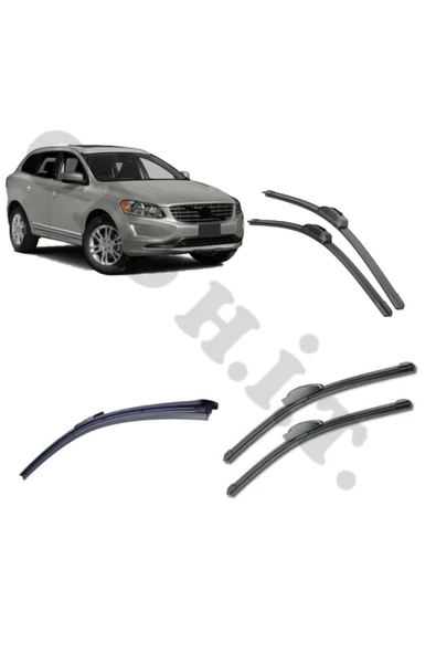 OTO H.İ.T. VOLVO XC60 SİLECEK TAKIMI 2009-2017 ÖN CAM SİLECEĞİ ürün görseli 1