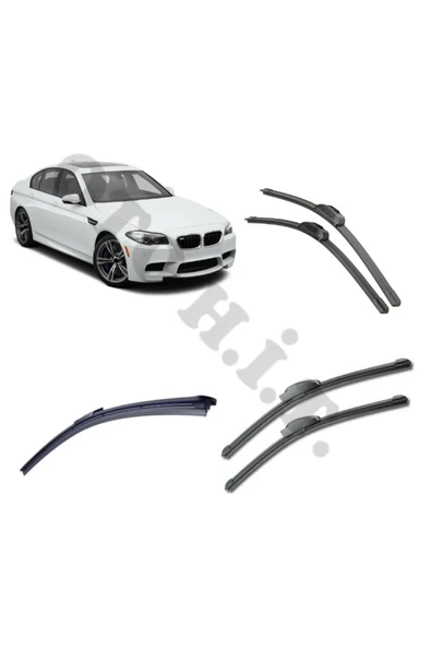 OTO H.İ.T. BMW F10 SİLECEK TAKIMI 5 SERİSİ 2010-2016 ÖN CAM SİLECEĞİ ürün görseli 1