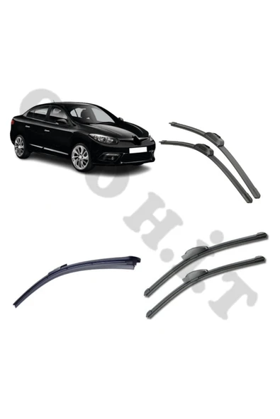 OTO H.İ.T. RENAULT FLUENCE SİLECEK TAKIMI 2010-2017 ÖN CAM SİLECEĞİ ürün görseli 1