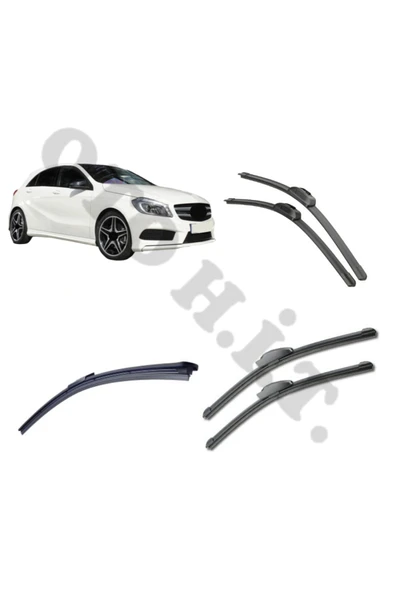 OTO H.İ.T. MERCEDES A W176 SİLECEK TAKIMI 2012-2015 ÖN CAM SİLECEĞİ ürün görseli 1