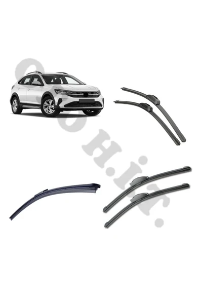 OTO H.İ.T. VOLKSWAGEN TAIGO SİLECEK TAKIMI 2022-2024 ÖN CAM SİLECEĞİ ürün görseli 1