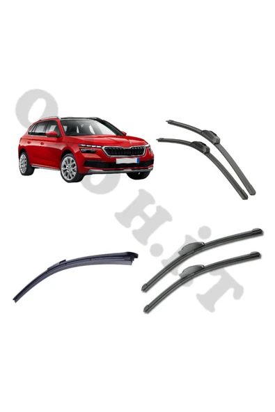 OTO H.İ.T. SKODA KAMİQ SİLECEK TAKIMI 2020-2024 ÖN CAM SİLECEĞİ ürün görseli 1