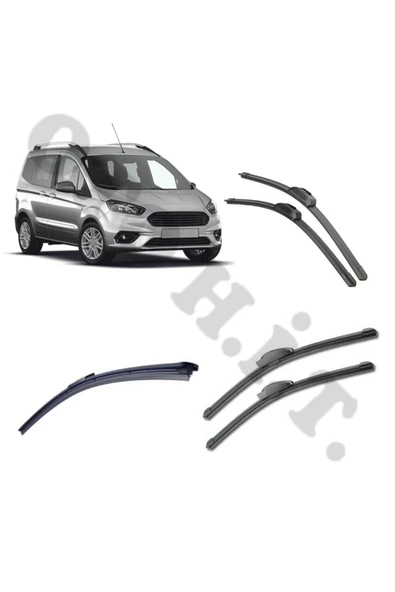 OTO H.İ.T. FORD COURIER SİLECEK TAKIMI 2014-2023 ÖN CAM SİLECEĞİ ürün görseli 1