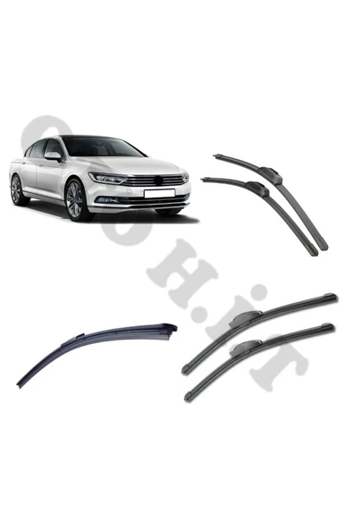 OTO H.İ.T. VOLKSWAGEN PASSAT SİLECEK TAKIMI B8 /8,5 ÖN CAM SİLECEĞİ ürün görseli 1