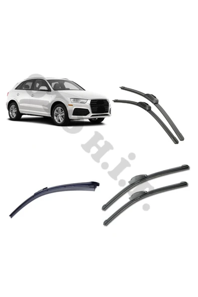 OTO H.İ.T. AUDİ Q3 SİLECEK TAKIMI 2011-2017 ÖN CAM SİLECEĞİ ürün görseli 1