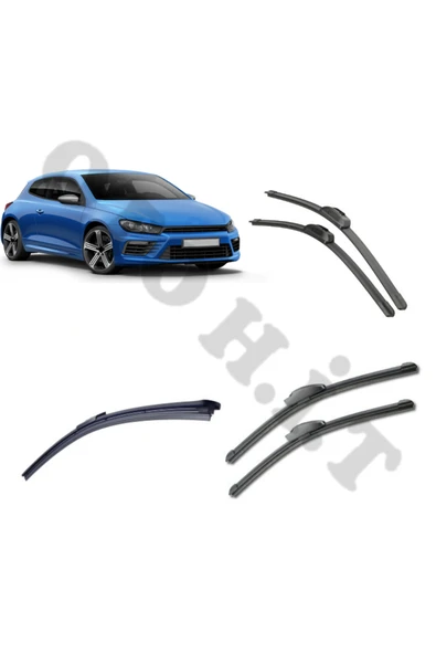 OTO H.İ.T. VOLKSWAGEN SCIROCCO SİLECEK TAKIMI 2008-2017 ÖN CAM SİLECEĞİ ürün görseli 1