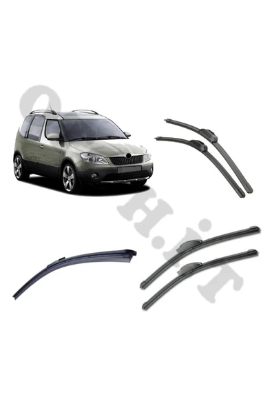 OTO H.İ.T. SKODA ROOMSTER SİLECEK TAKIMI 2006-2013 ÖN CAM SİLECEĞİ ürün görseli 1
