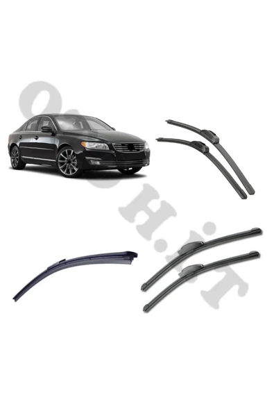 OTO H.İ.T. VOLVO S80 SİLECEK TAKIMI 2006-2017 ÖN CAM SİLECEĞİ ürün görseli 1