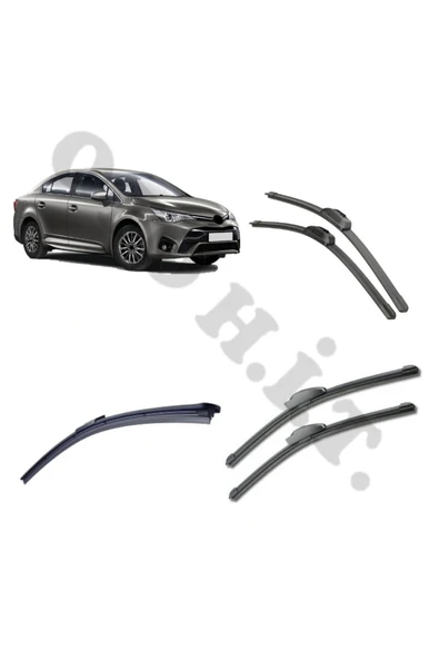 OTO H.İ.T. TOYOTA AVENSİS SİLECEK TAKIMI 2015-2018 ÖN CAM SİLECEĞİ ürün görseli 1