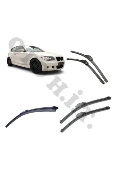 OTO H.İ.T. BMW E81-E87 SİLECEK TAKIMI 1 SERİSİ 2004-2011 ÖN CAM SİLECEĞİ ürün görseli 1