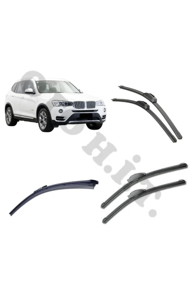 OTO H.İ.T. BMW X4 SİLECEK TAKIMI 2014-2018 ÖN CAM SİLECEĞİ ürün görseli 1