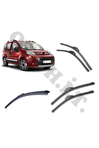 OTO H.İ.T. PEUGEOT BİPPER SİLECEK TAKIMI 2008-2017 ÖN CAM SİLECEĞİ ürün görseli 1