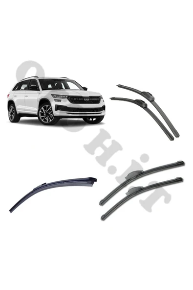 OTO H.İ.T. SKODA KODİAQ SİLECEK TAKIMI 2017-2024 ÖN CAM SİLECEĞİ ürün görseli 1