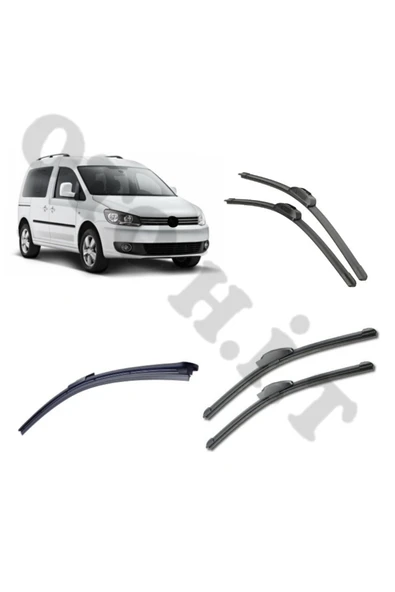 OTO H.İ.T. VOLKSWAGEN CADDY SİLECEK TAKIMI 2011-2015 ÖN CAM SİLECEĞİ ürün görseli 1