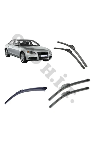 OTO H.İ.T. AUDİ A4 SİLECEK TAKIMI SİLECEK TAKIM 2008-2014 ÖN CAM SİLECEĞİ ürün görseli 1