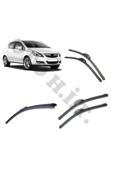 OTO H.İ.T. OPEL CORSA D SİLECEK TAKIMI ÖN CAM SİLECEĞİ ürün görseli 1