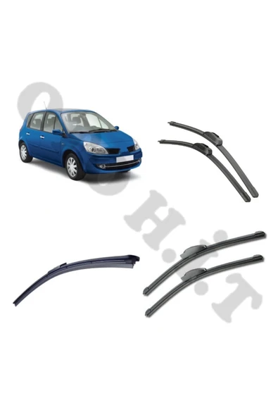 OTO H.İ.T. RENAULT SCENİC SİLECEK TAKIMI 2006-2009 ÖN CAM SİLECEĞİ ürün görseli 1