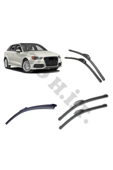 OTO H.İ.T. AUDİ A3 SİLECEK TAKIMI SİLECEK TAKIM 2013-2020 ÖN CAM SİLECEĞİ ürün görseli 1