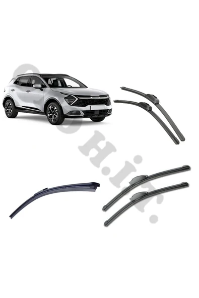 OTO H.İ.T. KİA SPORTAGE SİLECEK TAKIMI 2022-2025 ÖN CAM SİLECEĞİ ürün görseli 1
