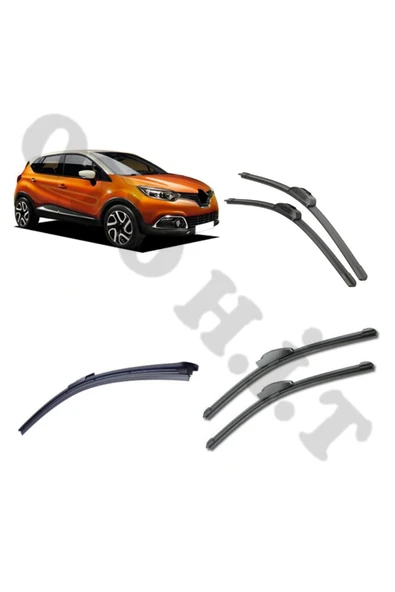 OTO H.İ.T. RENAULT CAPTUR SİLECEK TAKIMI 2013-2015 ÖN CAM SİLECEĞİ ürün görseli 1