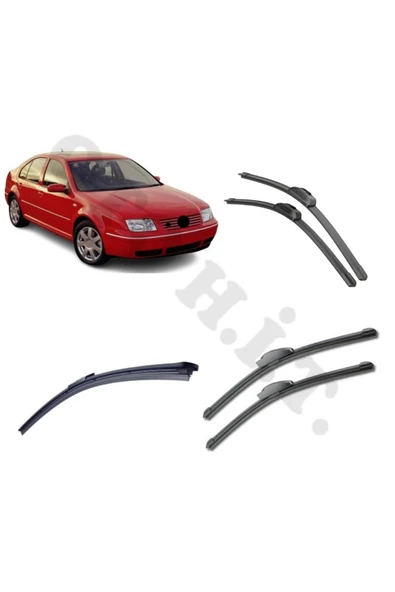 OTO H.İ.T. VOLKSWAGEN BORA SİLECEK TAKIMI 2003-2006 ÖN CAM SİLECEĞİ ürün görseli 1