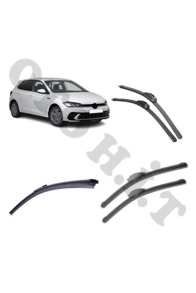OTO H.İ.T. VOLKSWAGEN POLO SİLECEK TAKIMI 2018-2024 ÖN CAM SİLECEĞİ ürün görseli 1