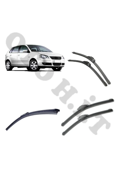 OTO H.İ.T. VOLKSWAGEN POLO SİLECEK TAKIMI 2005-2009 ÖN CAM SİLECEĞİ ürün görseli 1