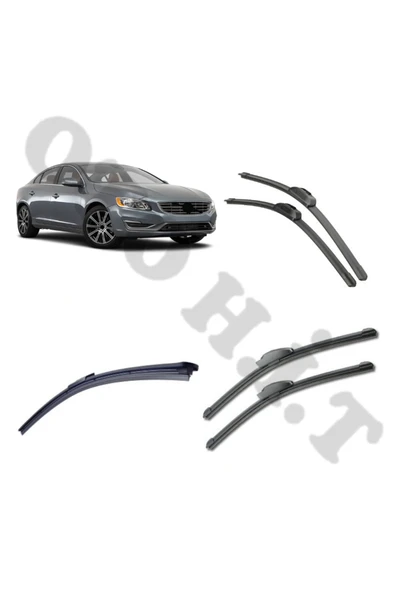 OTO H.İ.T. VOLVO S60 SİLECEK TAKIMI 2014-2018 ÖN CAM SİLECEĞİ ürün görseli 1