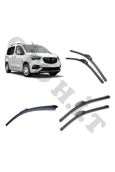 OTO H.İ.T. OPEL COMBO SİLECEK TAKIMI 2019-2022 ÖN CAM SİLECEĞİ ürün görseli 1